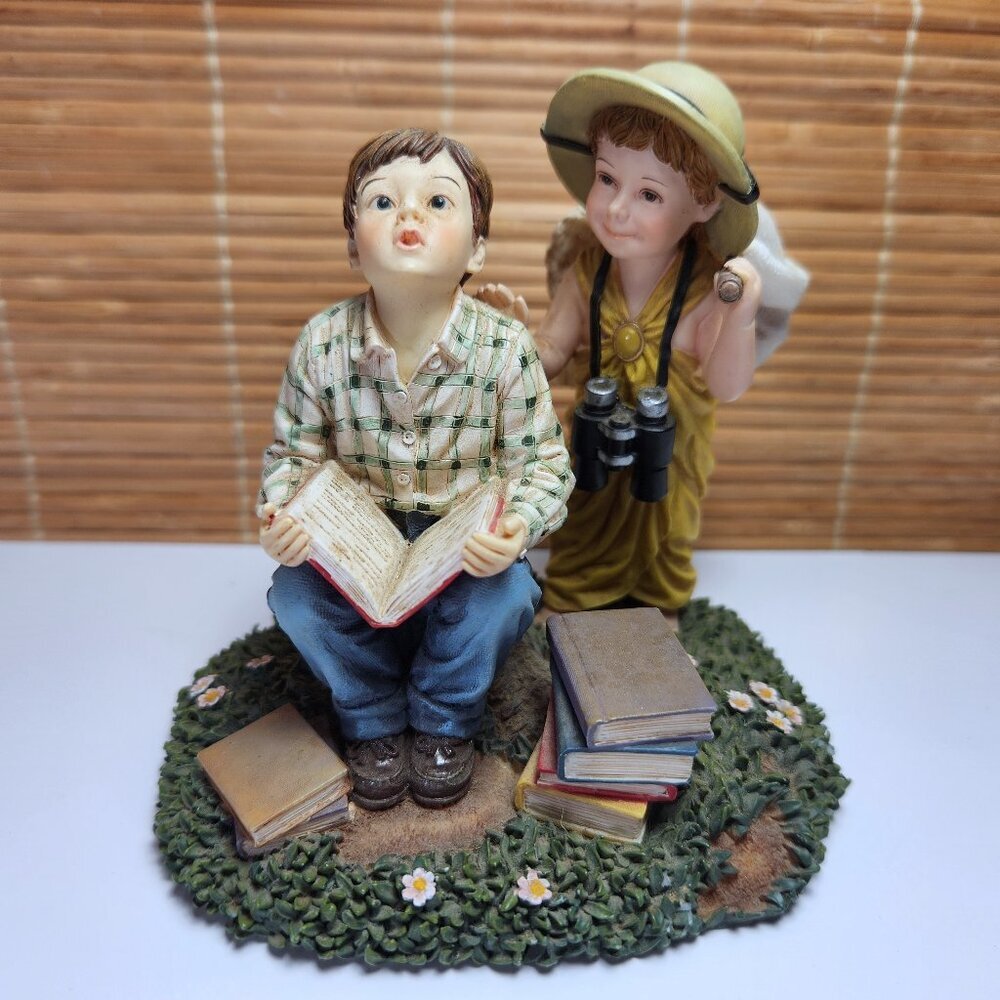 Demdaco Prayers and Promises Figurines Appreciate the Simple Things Vintage 2002